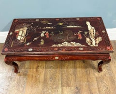 Chinese Lacquered Coffee Table Chinoiserie