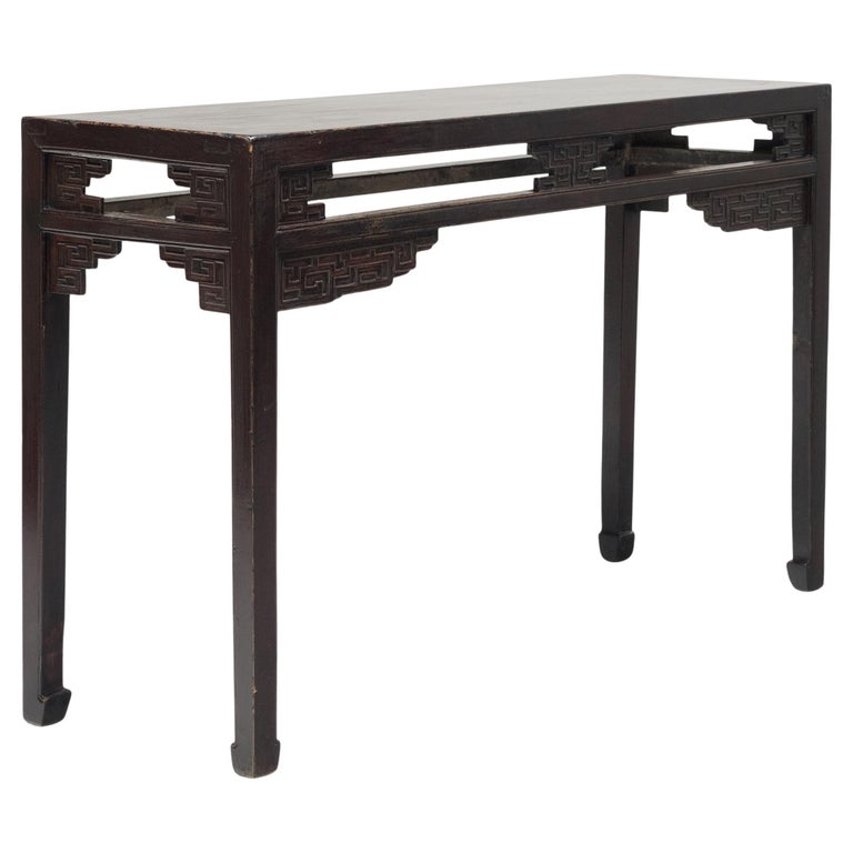 Black Lacquer Ribbon Altar Table Black Lacquer Ribbon Altar Table