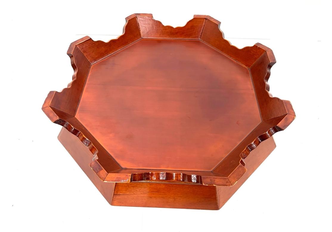 Chinese Lacquered Octagonal Nesting Bowls For Sale 5