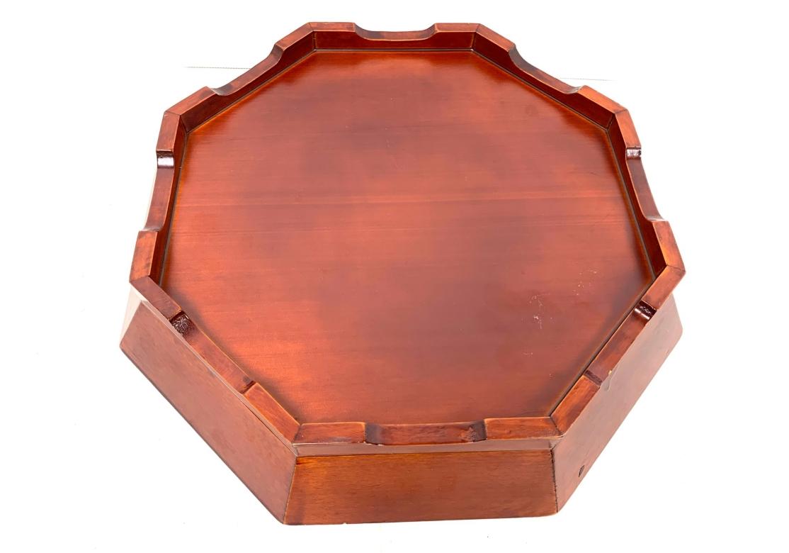Chinese Lacquered Octagonal Nesting Bowls For Sale 1
