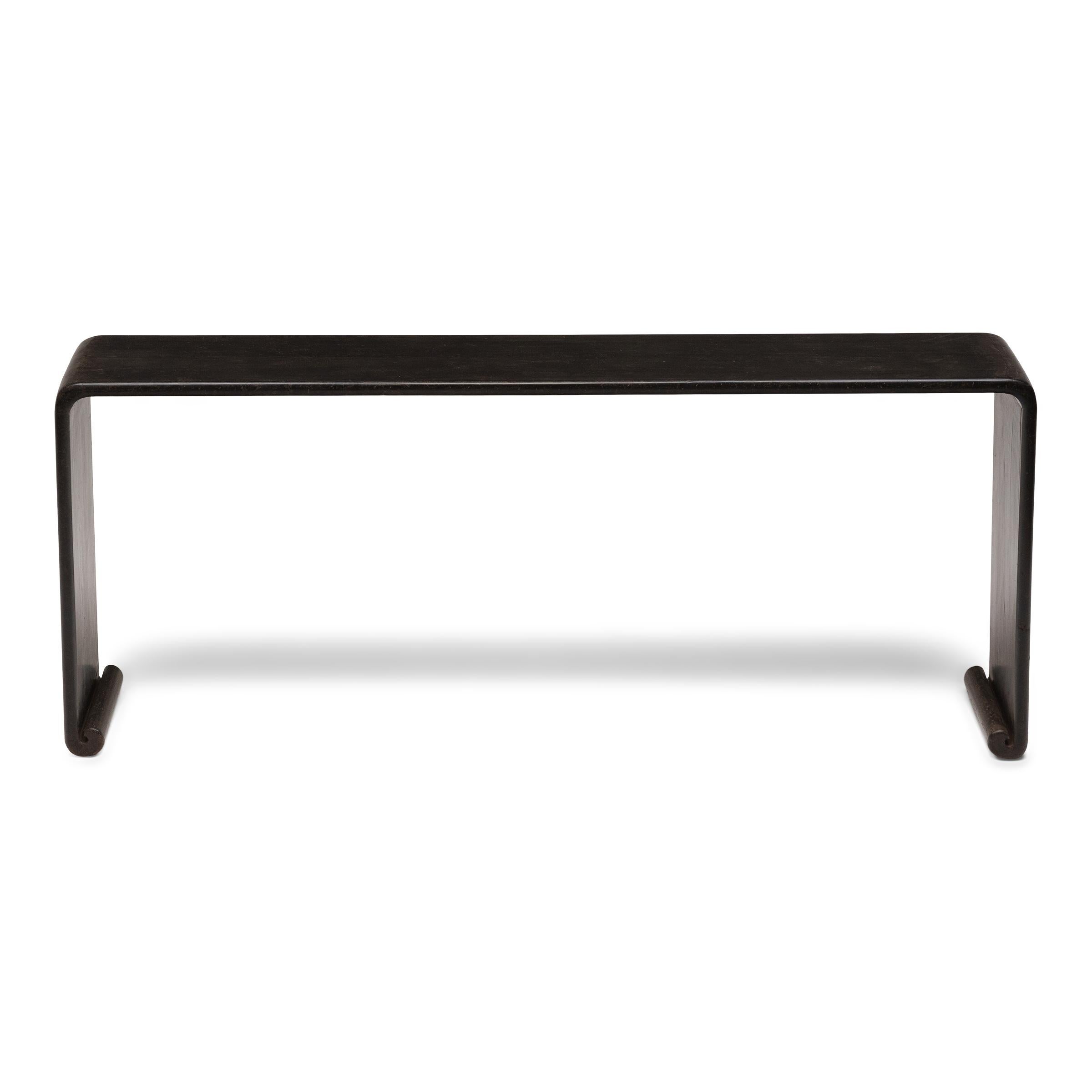 Mesa china de volutas Qin lacada Lacado