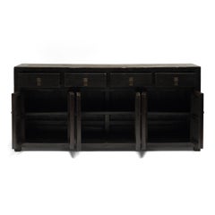 Chinesische sechstürige Kiste mit Lackierung, um 1850