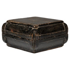 Antique Chinese Lacquered Snack Box, c. 1820