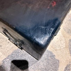 Chinese Lacquered Wooden Chest Coffee Table With Animated Palace Scene