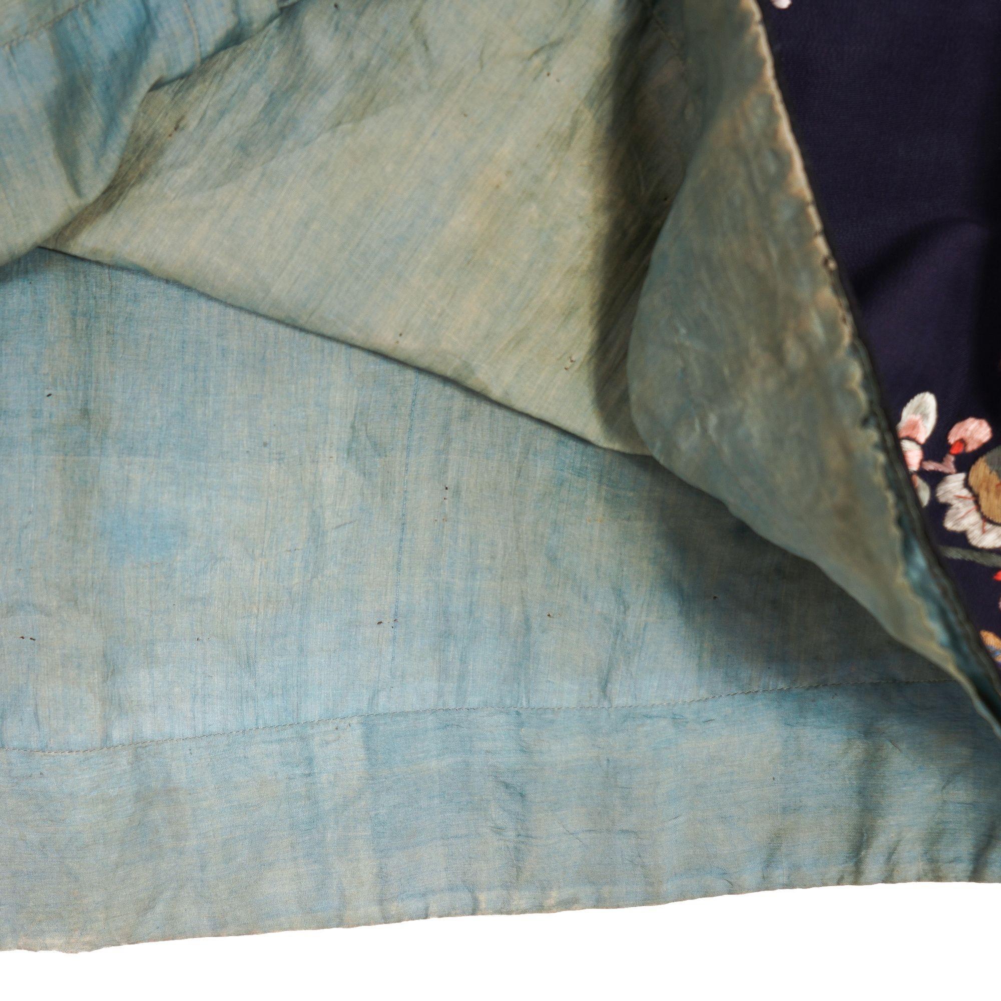 Chinesische Damen-Seidenjacke, um 1890 im Angebot 12