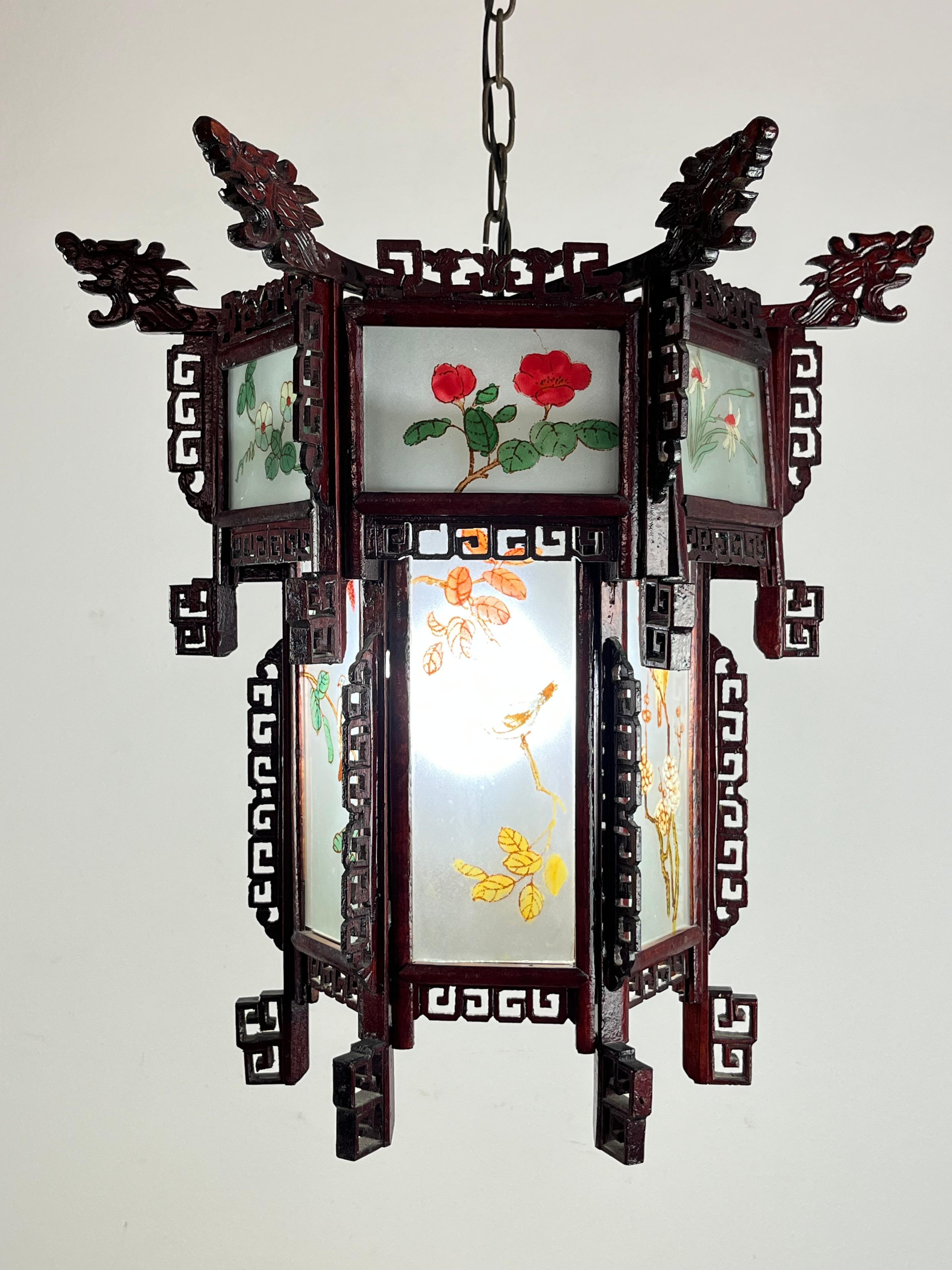chinese wood lantern