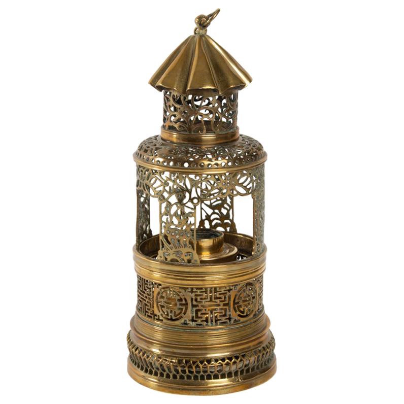 Chinese Lantern Shaped Opium Lamp, China, Second Half of the 19th Century