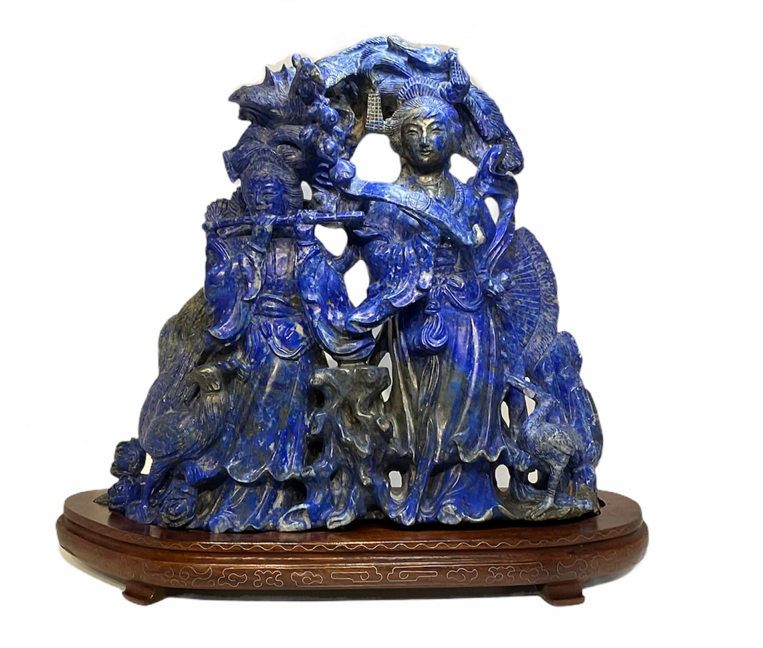 lapis lazuli carving