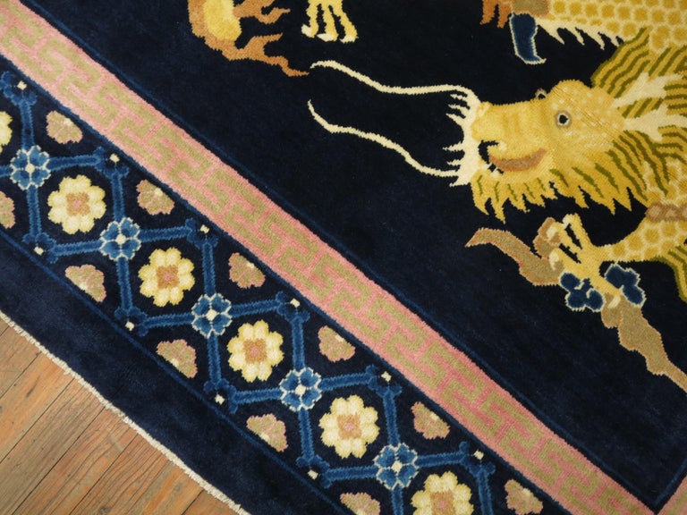 Chinese Large Dragon Rug at 1stDibs