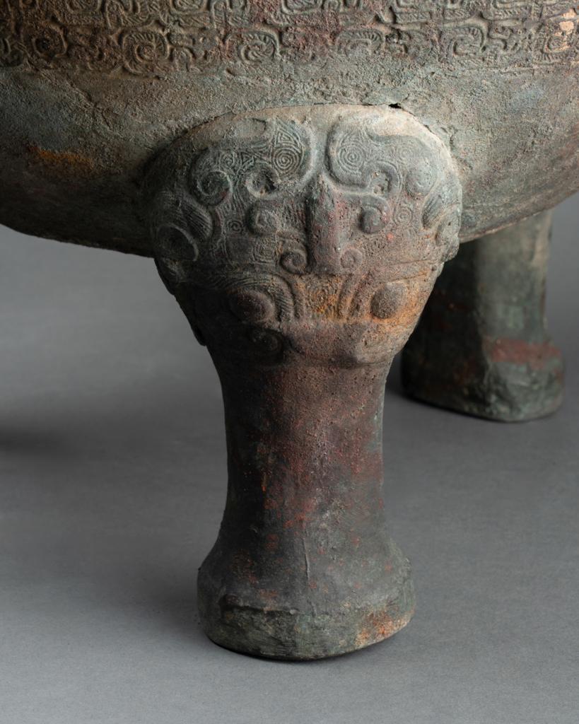 19th Century Chinese large incense bowl For Sale
