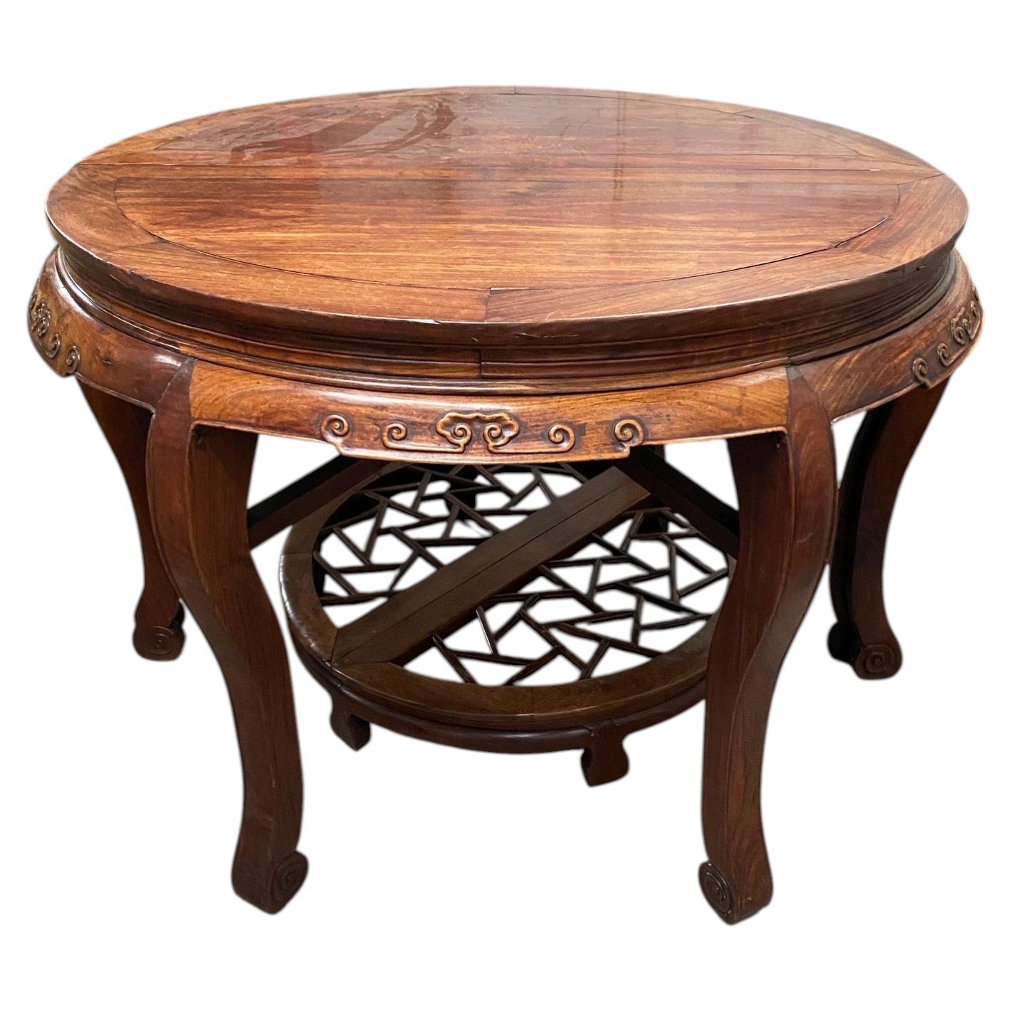 Chinese Late 18th Early 19th Century Hardwood Dining Table