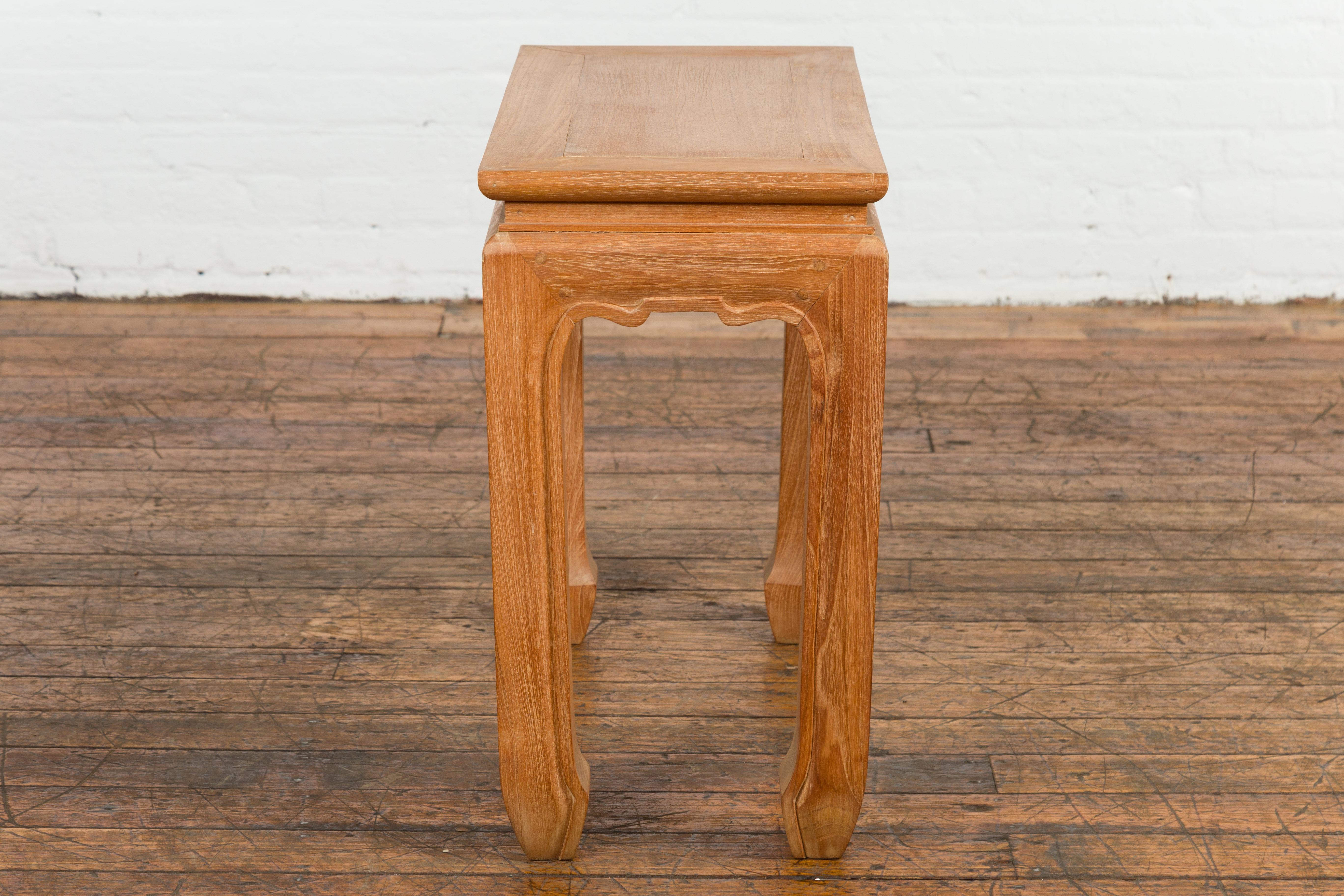 Small Rectangular Antique Low Side Table For Sale 3