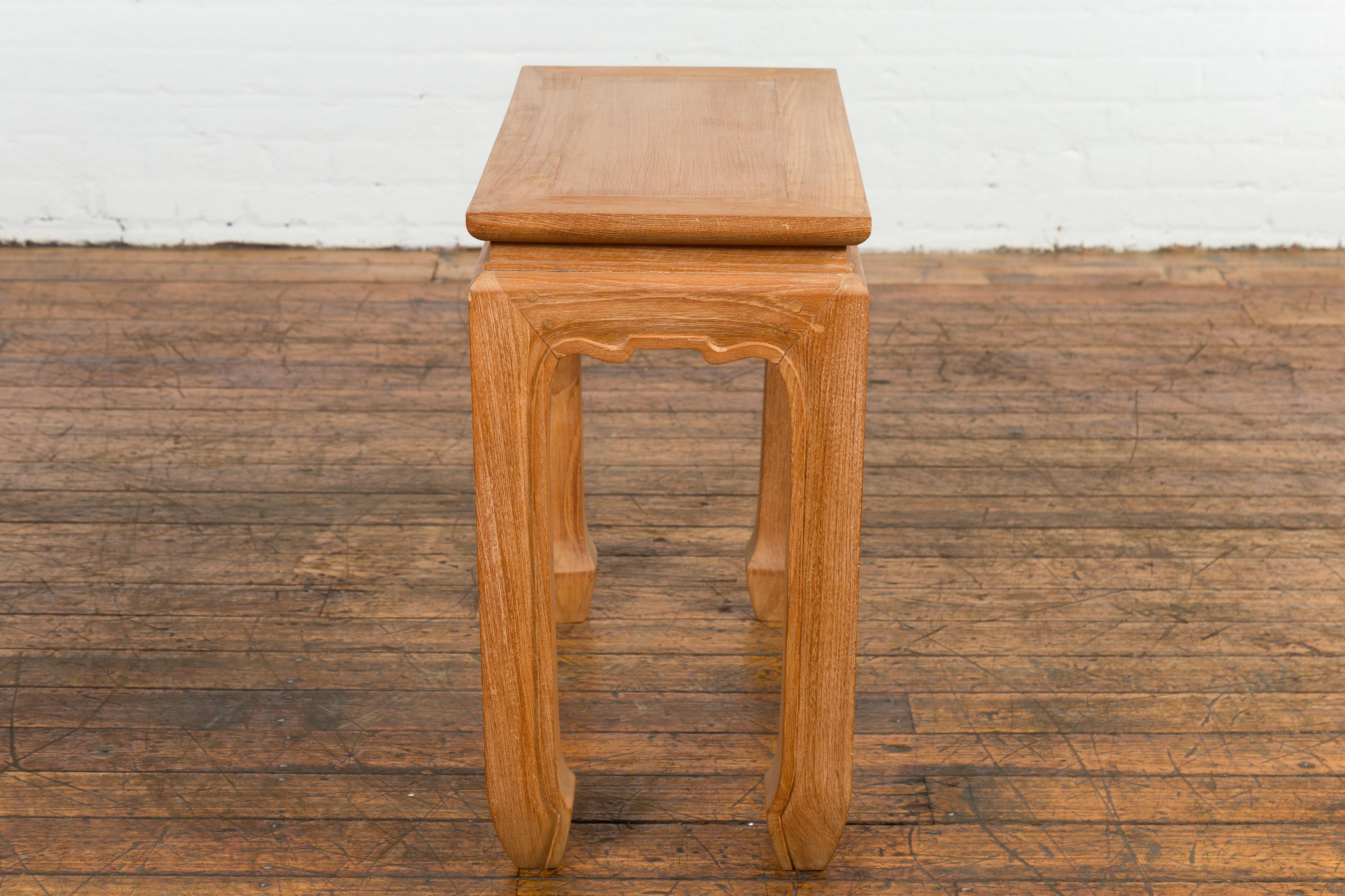 Small Rectangular Antique Low Side Table For Sale 7