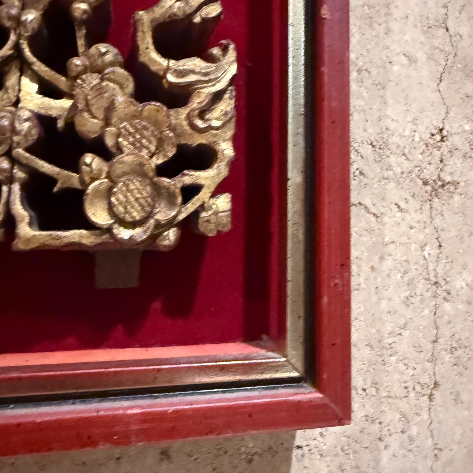 Art mural encadré treillis chinois James Mont Hollywood Regency Era en vente 2