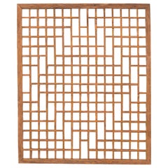 Panel enrejado chino para ventana, circa 1900