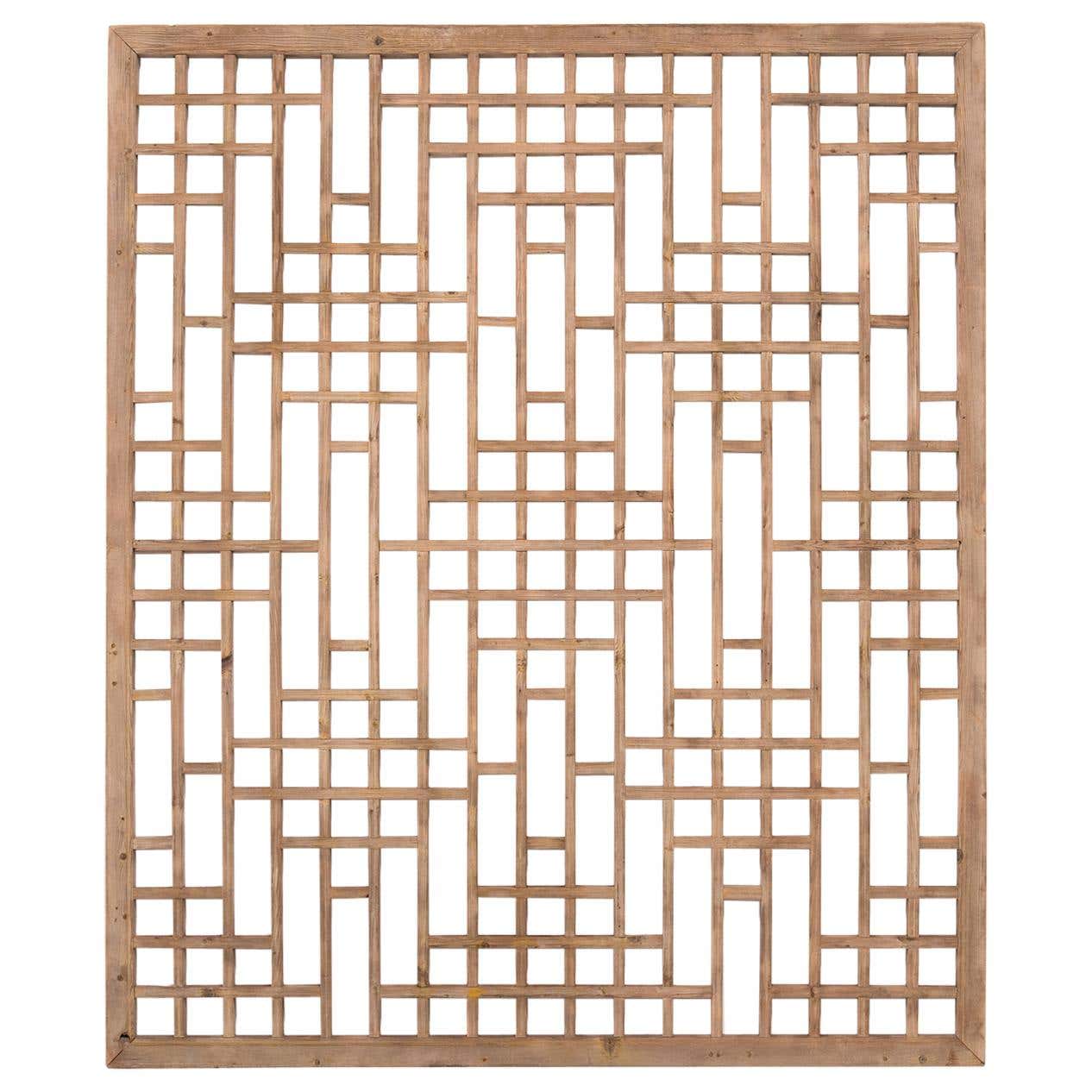 Chinese Lattice Window Panel, circa 1900 at 1stDibs