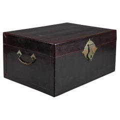 Baule da viaggio in pelle cinese