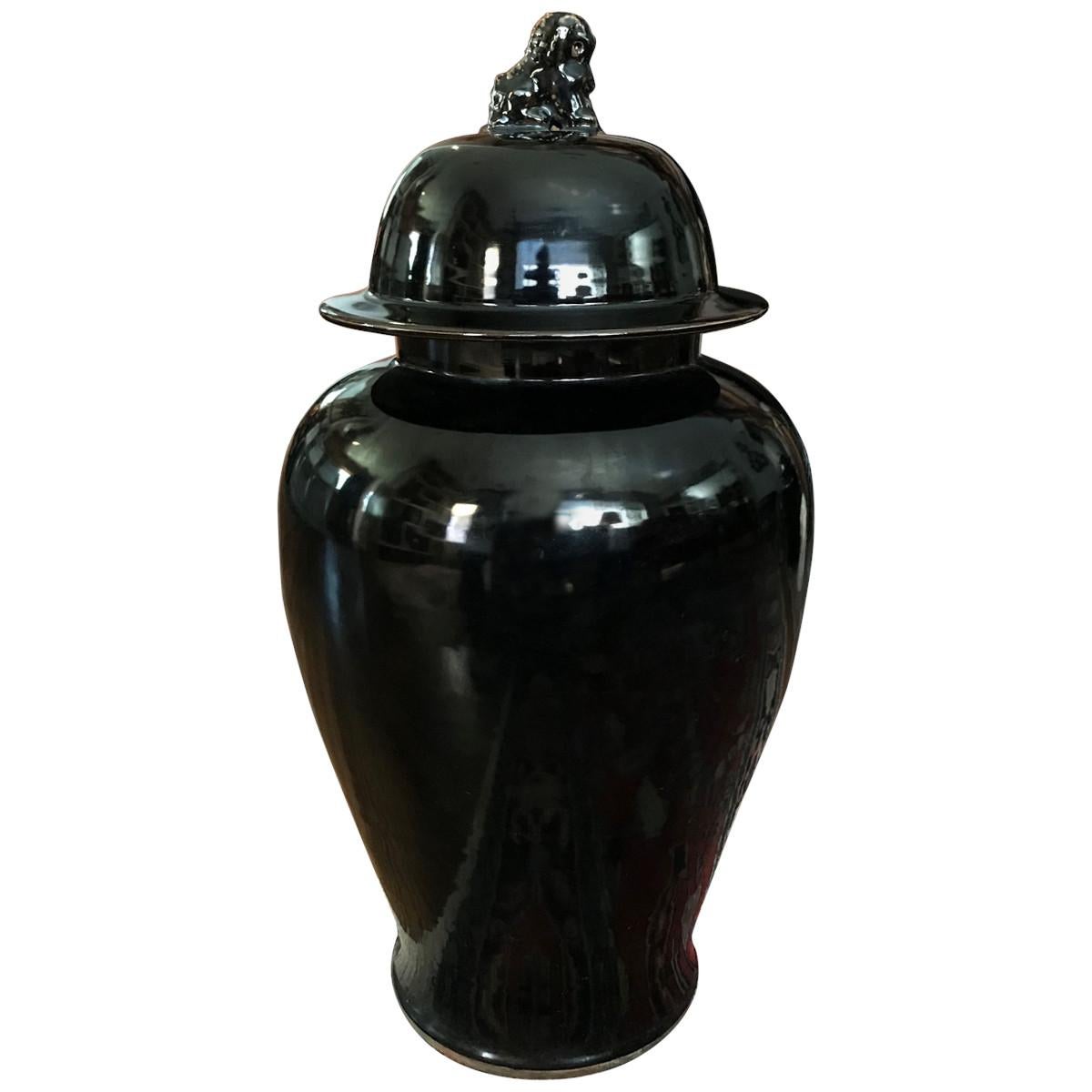 20th Century Chinese Lidded Ginger Jars