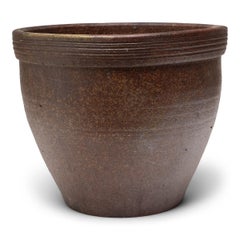 Chinese Light Glazed Terracotta Pot