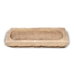 Chinese Limestone Chrysanthemum Trough, c. 1800