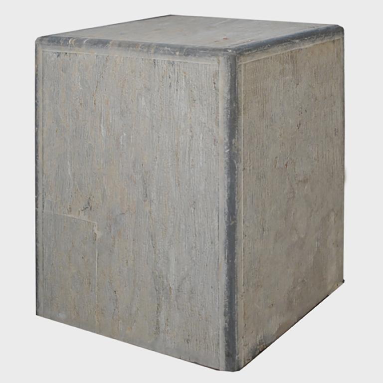 Minimalist Chinese Limestone Doon Table For Sale