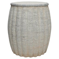 Antique Chinese Limestone Melon Drum