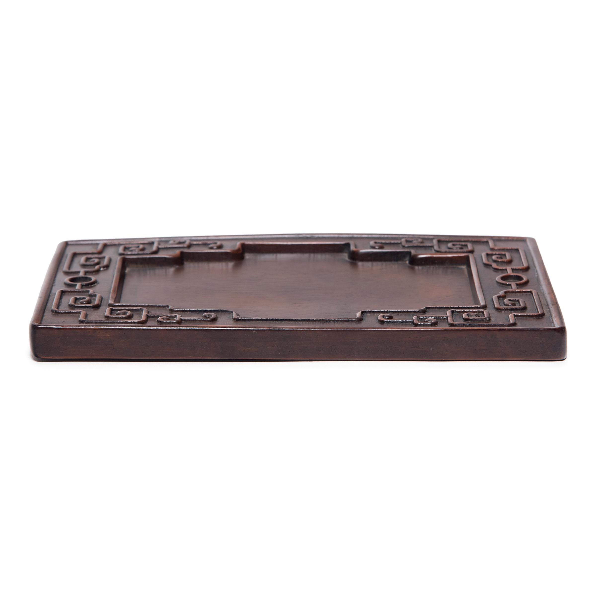 20th Century Chinese Literati Tea Tray, circa 1900 For Sale