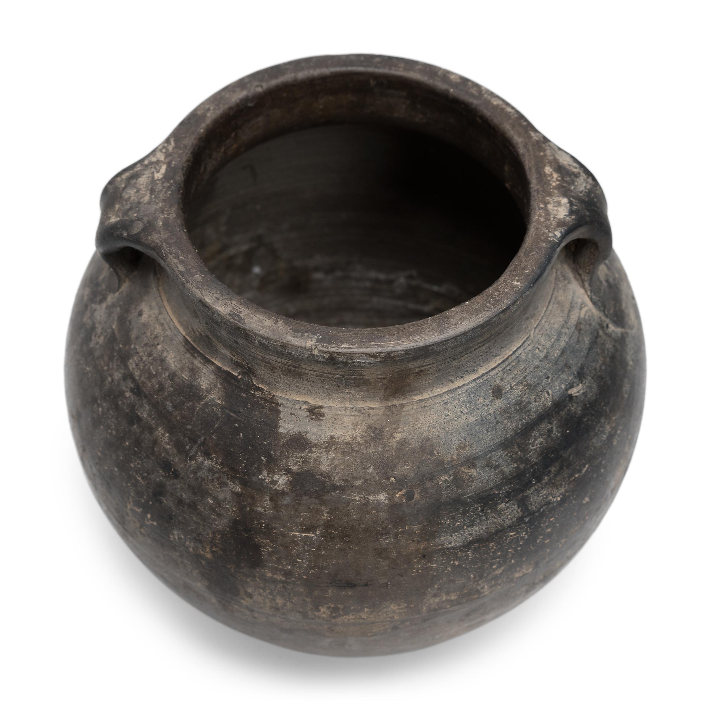 Qing Chinese Lobed Pantry Vessel, C. 1900