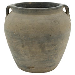 Used Chinese Lobed Pantry Vessel, C. 1900