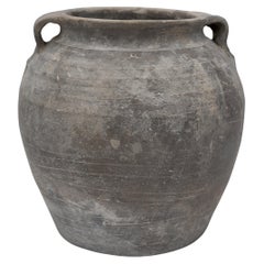 Used Chinese Lobed Pantry Vessel, c. 1900