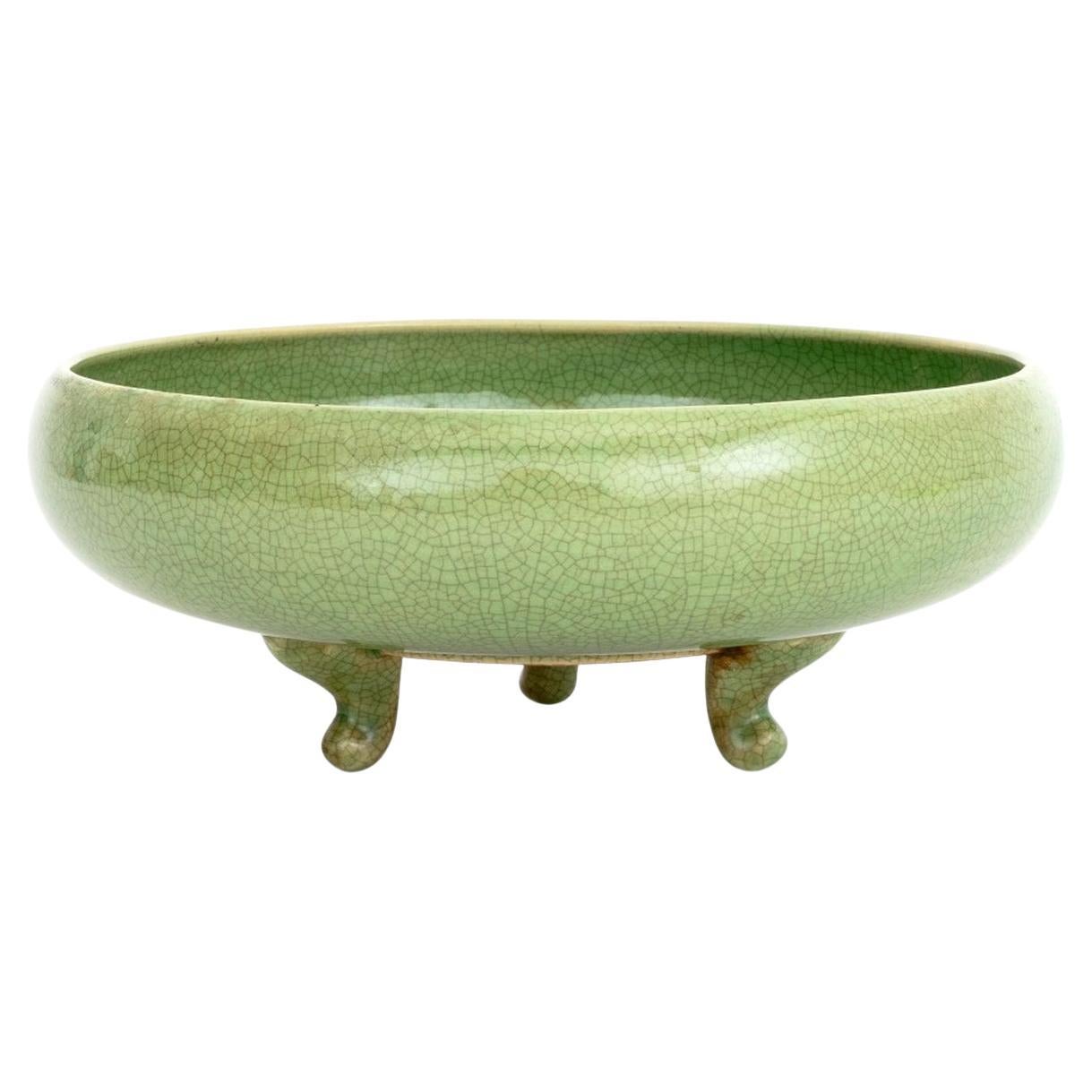 Chinese Longquan Type Porcelain Tripod Censer