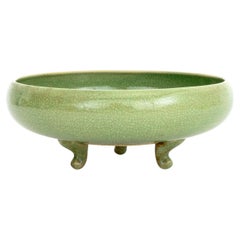 Chinese Longquan Type Porcelain Tripod Censer