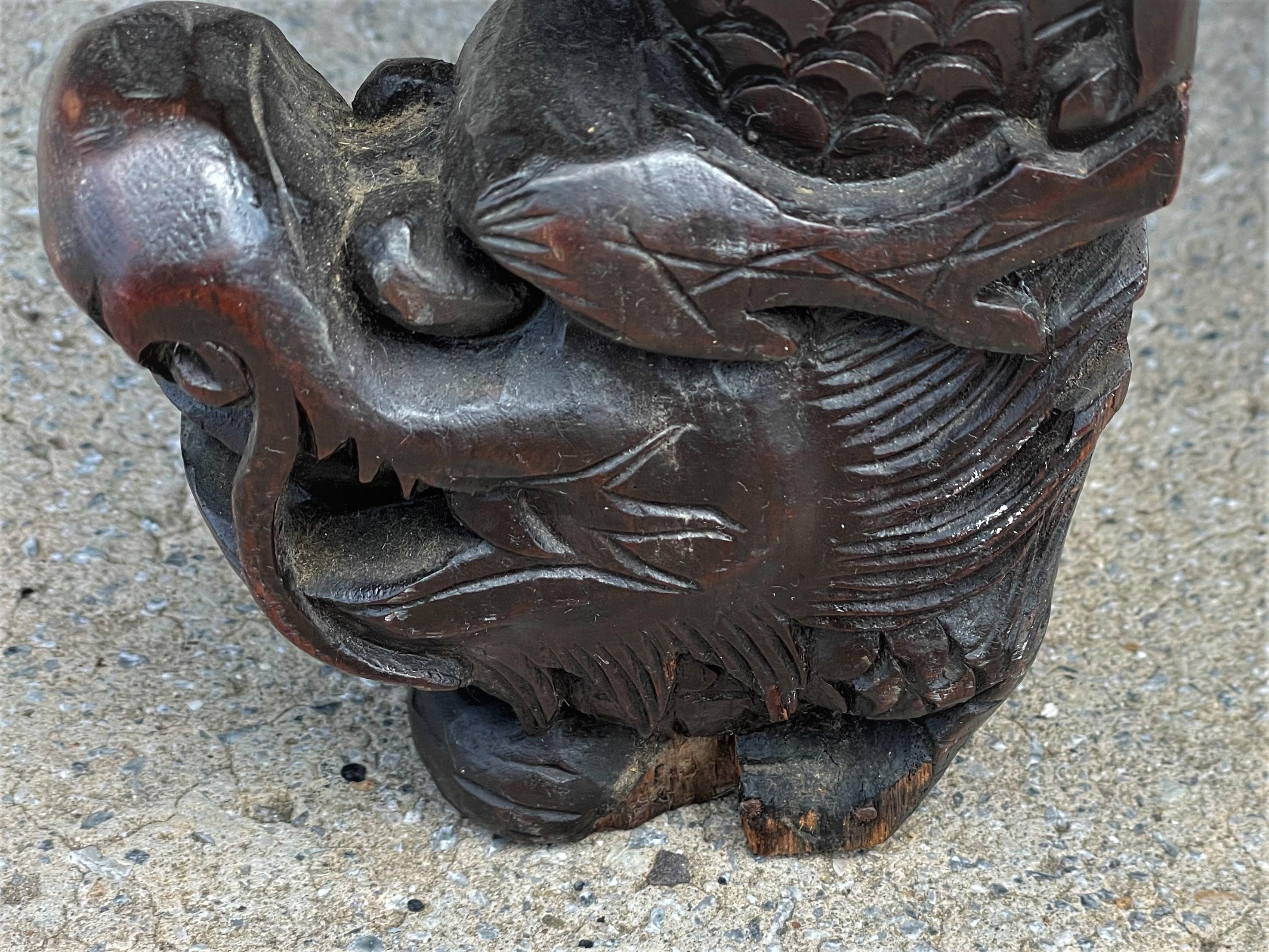 Chinese Low Dragon Leg Carved Coffee Kang Table Wong Chan Kee Co Shanghai  7