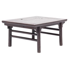 Chinese Low Inset Leg Coffee Table, c. 1850