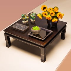 Chinese Low Square Coffee Table, c. 1900