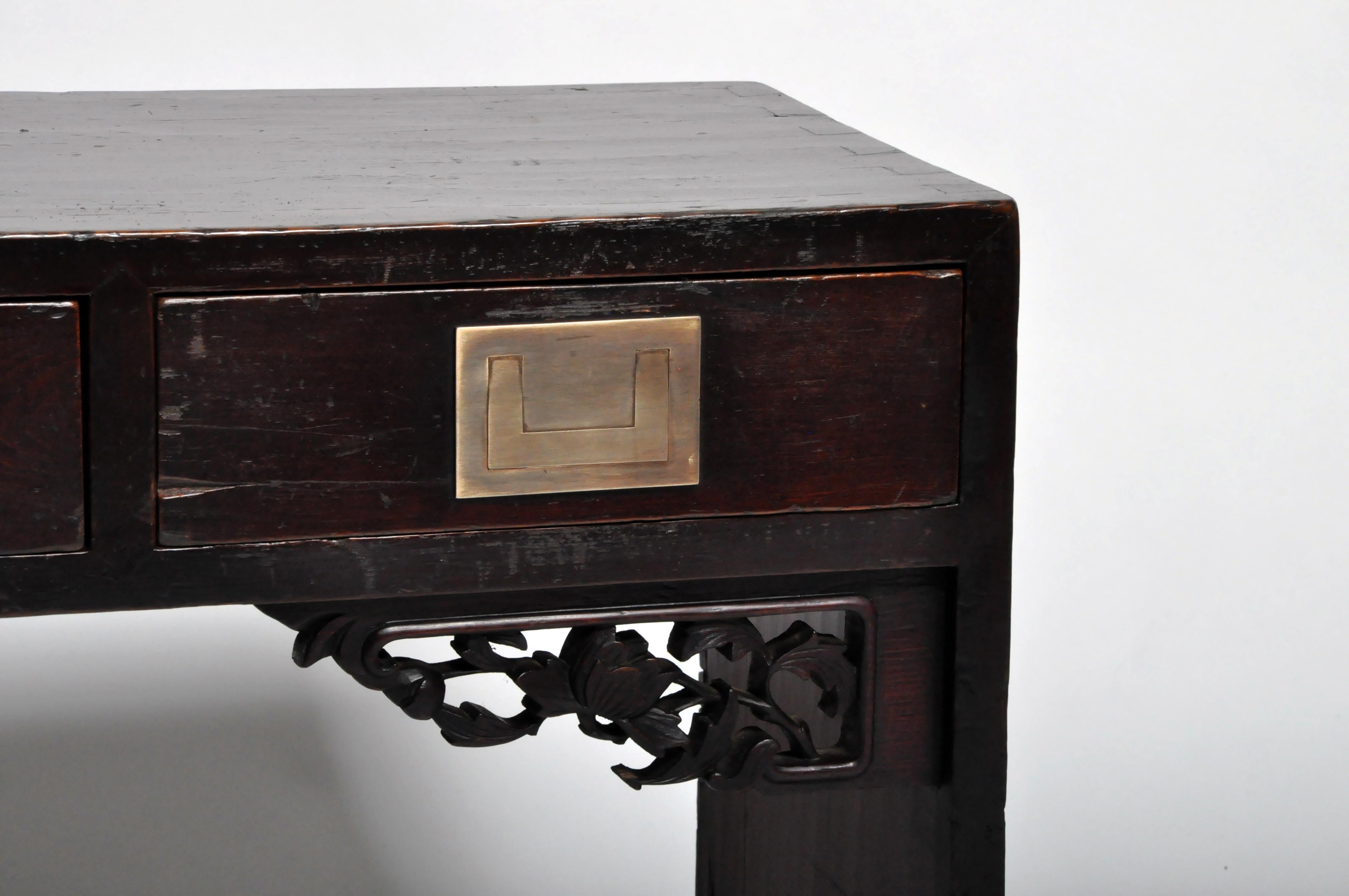Chinese Low Table with Four Drawers 5