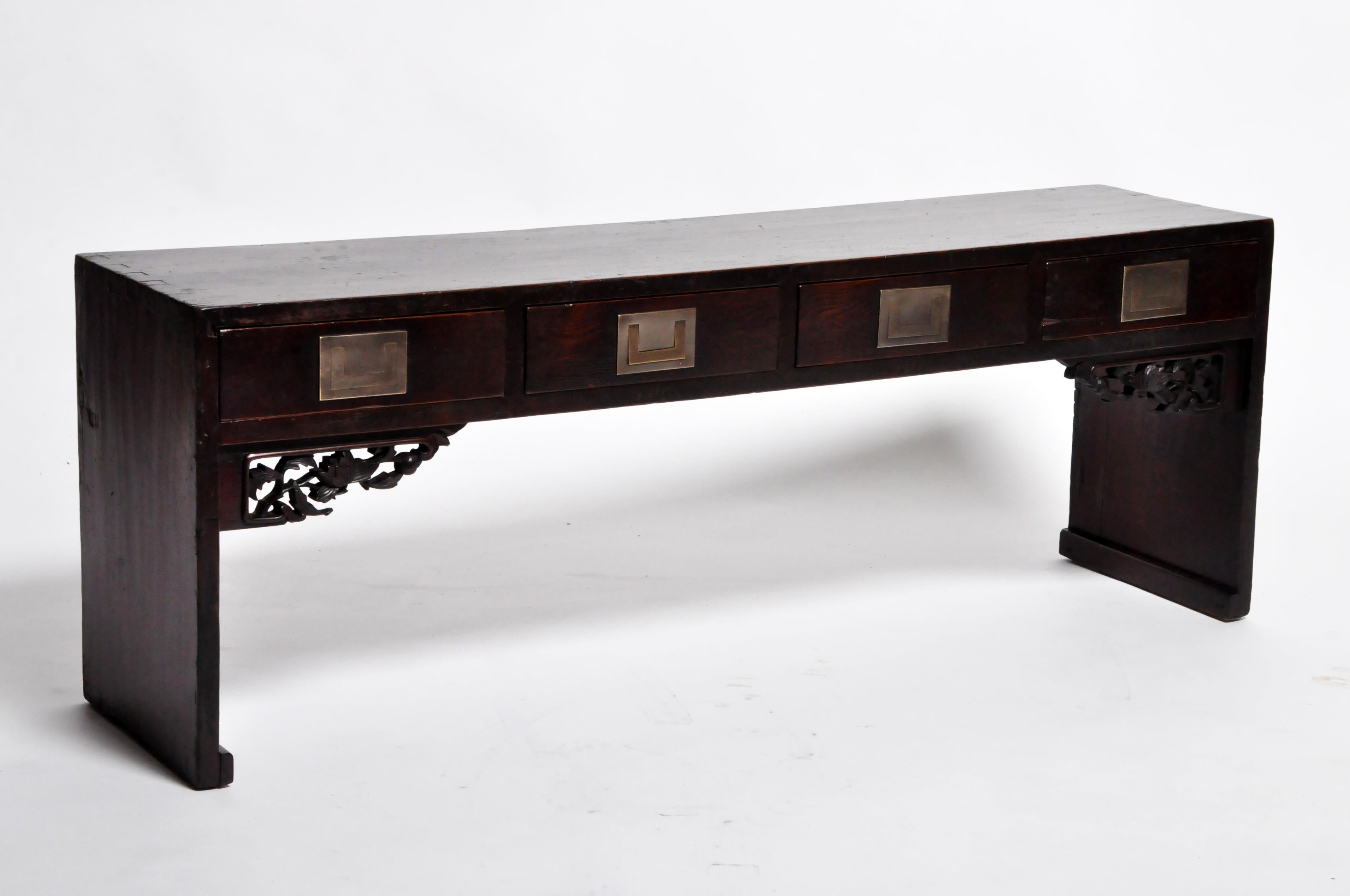 Chinese Low Table with Four Drawers 1