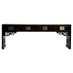Chinese Low Table with Four Drawers