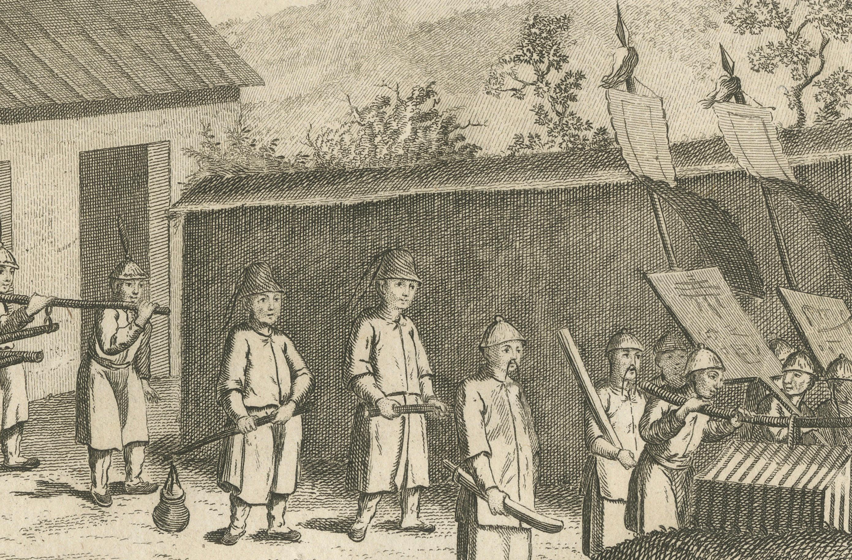 Titre : Mandarin chinois avec une suite de gardes - Gravure d'après Sonnerat, 1806

Cette gravure évocatrice intitulée 
