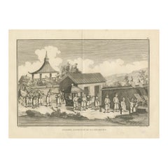 Chinese Mandarin with Retinue of Guards – Engraving after Sonnerat, 1806