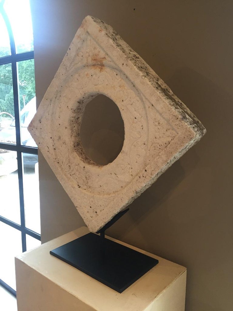 Chinese Marble Architectural Fragment Window For Sale at 1stDibs