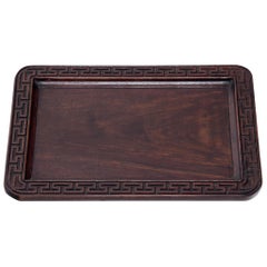 Antique Chinese Meandering Tea Tray, c. 1900