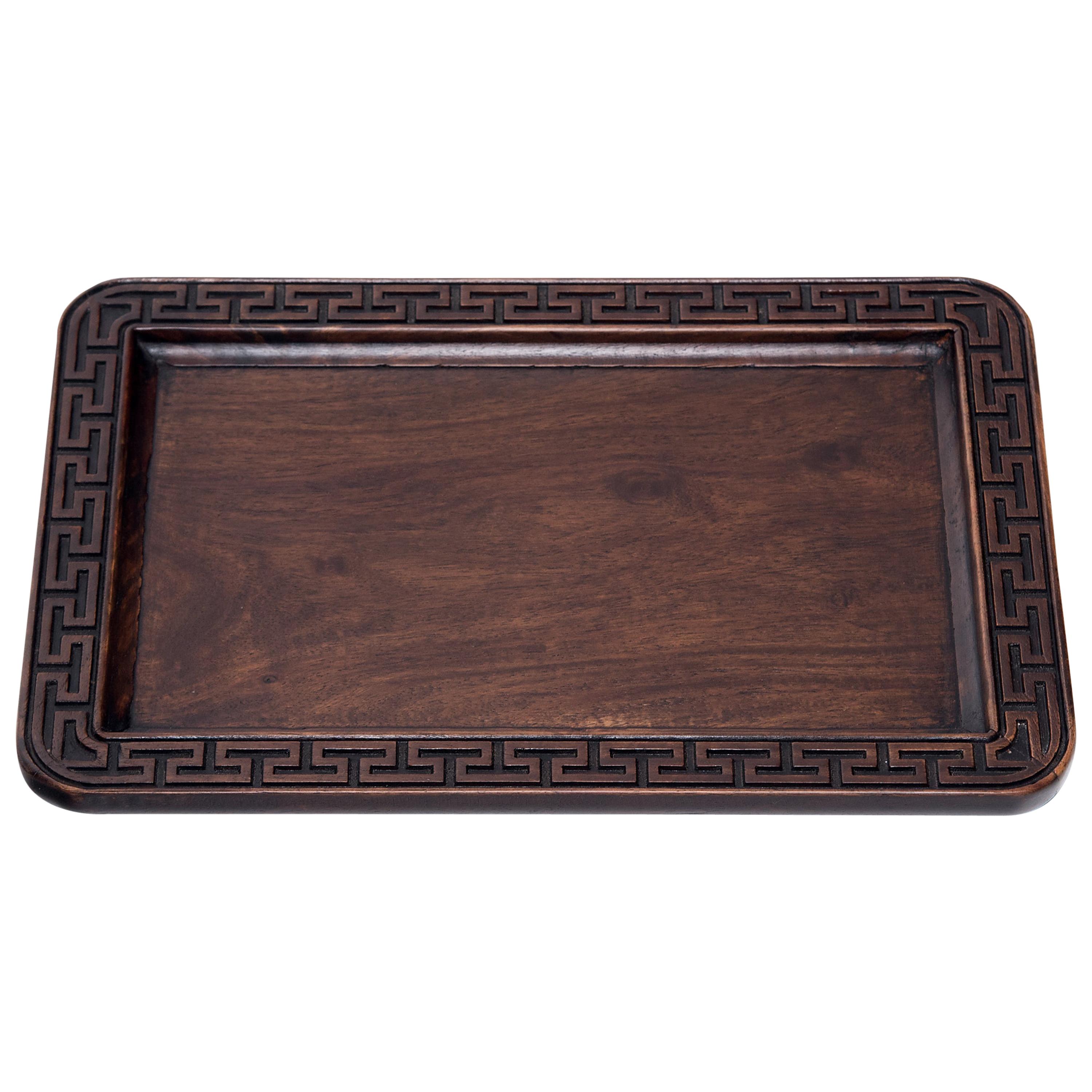 Chinese Meandering Tea Tray, circa 1900