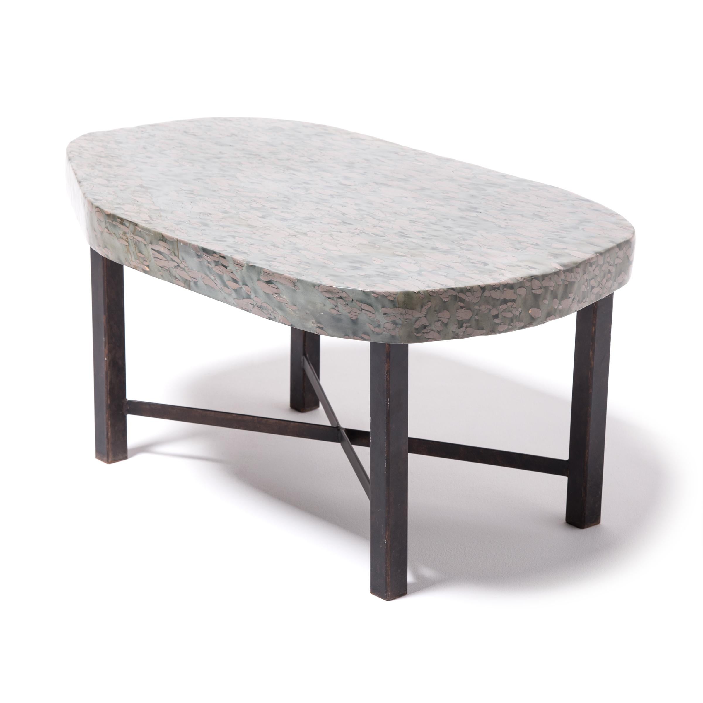 Polished Low Meditation Stone Table