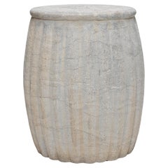 Chinese Melon Stone Drum Table
