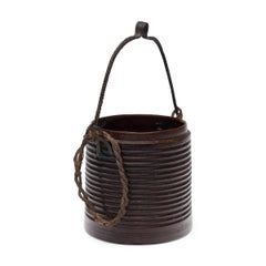 Chinese Miao Bamboo Tea Container, c. 1920s