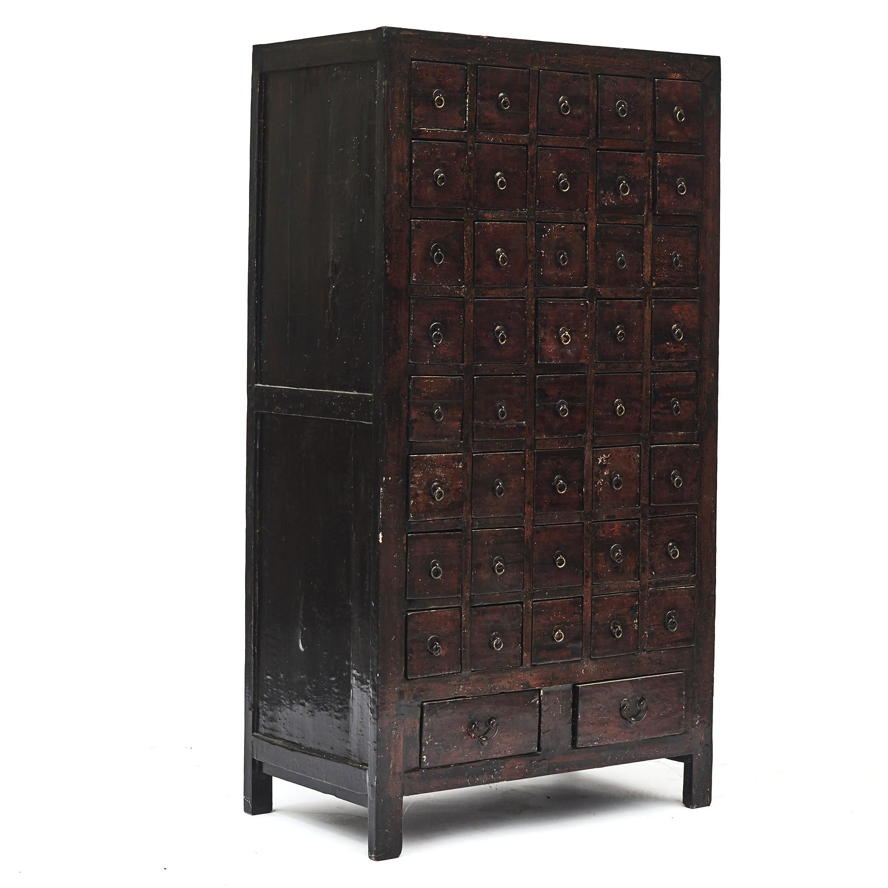 Chinese Mid-19th Century Apothecary Chest with 42 Drawers 4