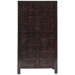 Chinese Mid-19th Century Apothecary Chest with 42 Drawers