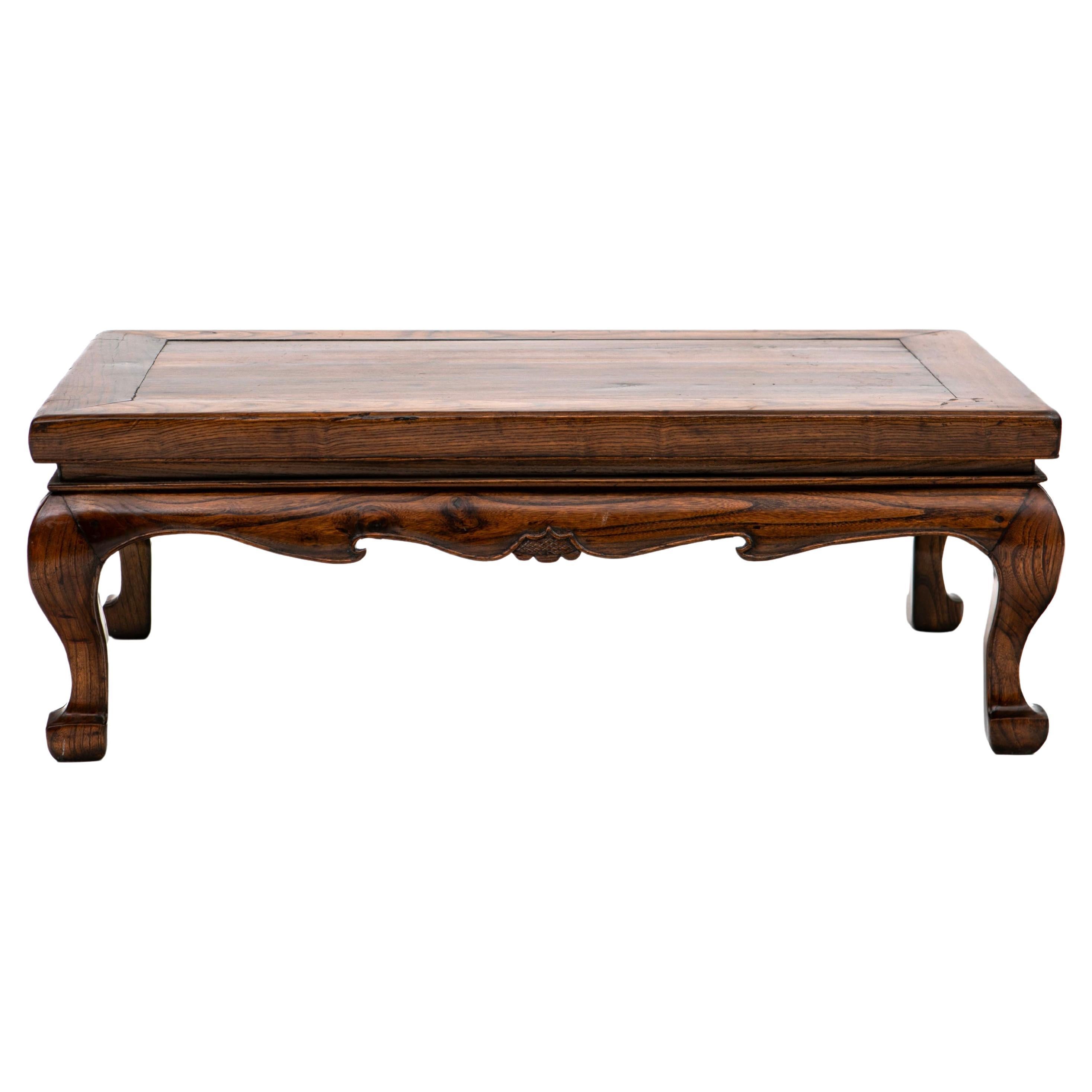 Chinese Mid 19th Century Qing Dynasty Kang Table For Sale
