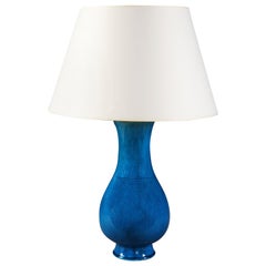 Chinese Mid-19th Century Turquoise Glaze Vase as a Table Lamp Chinese Mid-19th Century Turquoise Glaze Vase as a Table Lamp